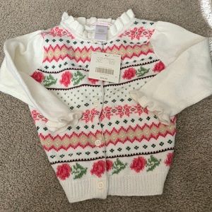 Janie and Jack Girls sweater 12 to 18 Months